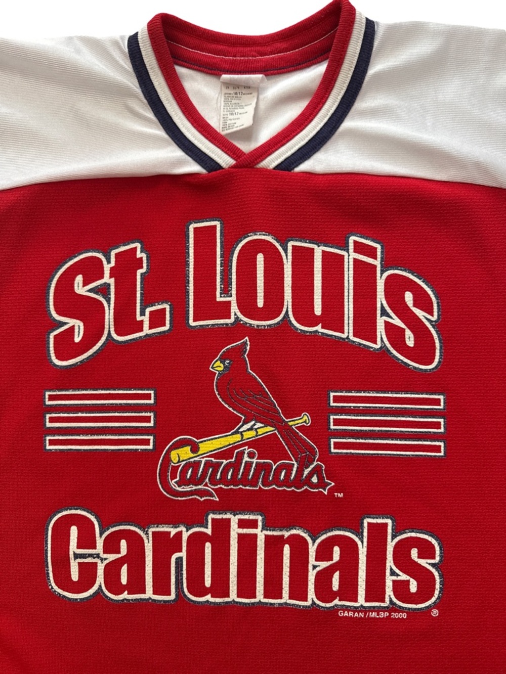 Vintage St. Louis Cardinals Youth‎ Boys/Unisex Jersey Style Shirt Sz M (10-12)